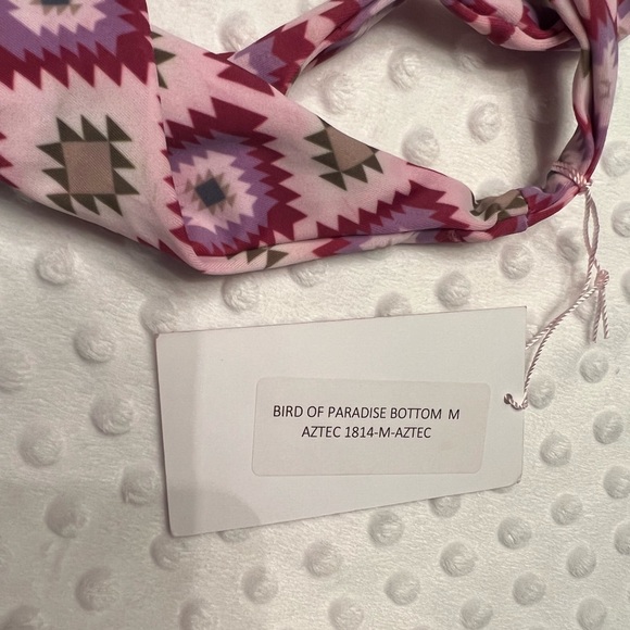 NWT Fleur Swim BIRD OF PARADISE BOTTOM in Aztec - Picture 6 of 6